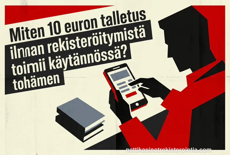 Miten 10 euron talletus ilman rekisteröitymistä toimii käytännössä?